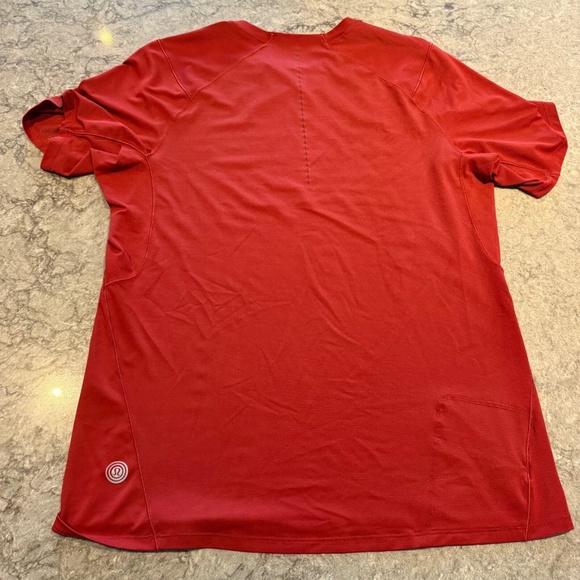 lululemon seawheeze pack and dash short sleeve red small - Picture 2 of 3